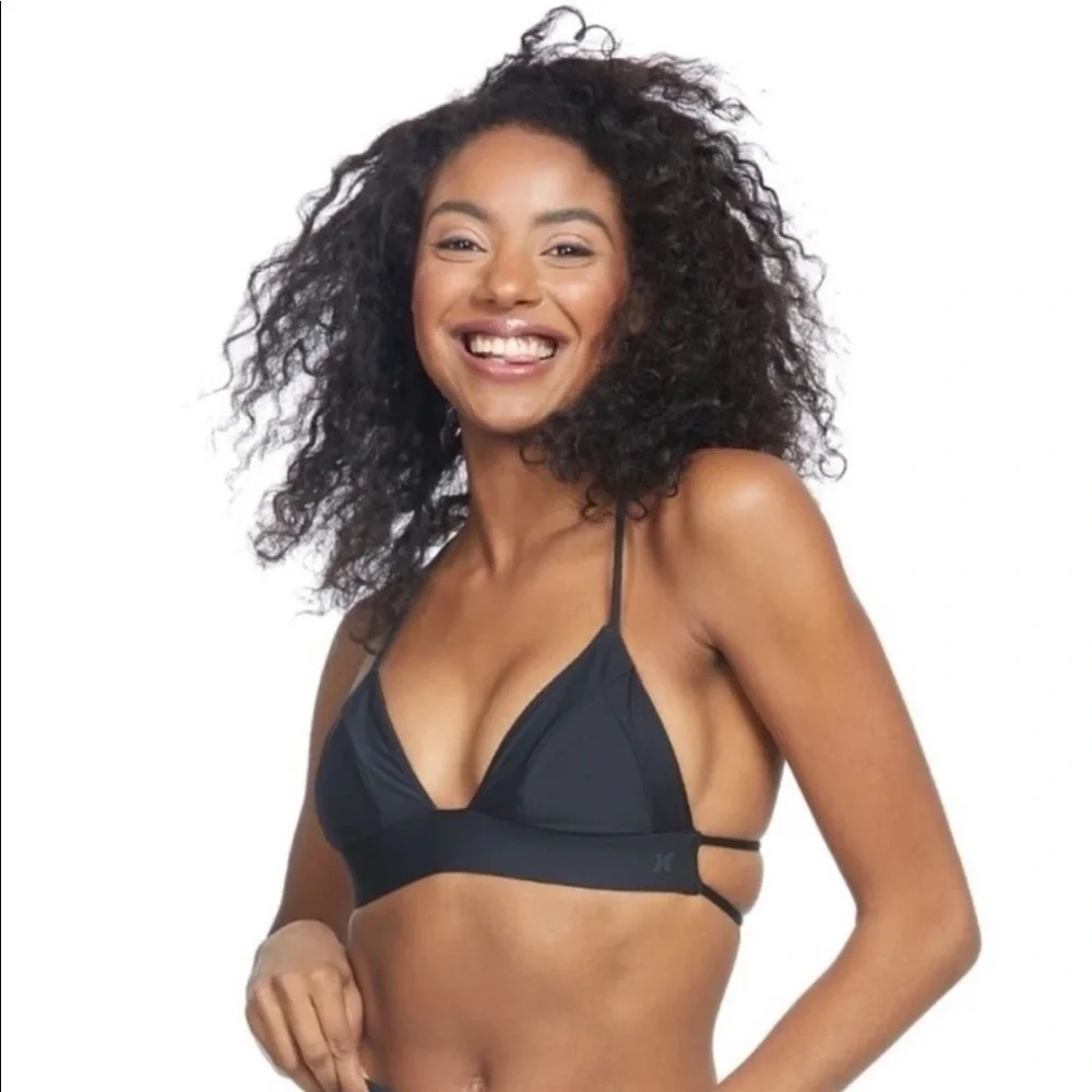 ☀️HURLEY☀️ QUICK DRY BRALETTE SURF TOP TROPIC COAST SKIMPY Reversible bikini